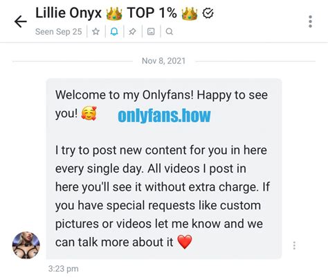 onlyfans welcome message example|OnlyFans Welcome Message Examples